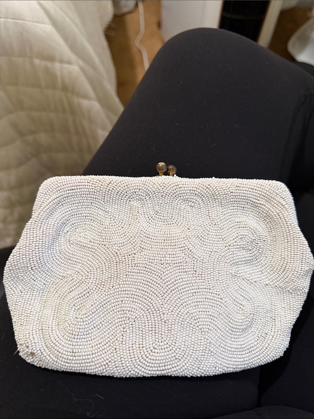 Vintage DORMAR beaded clutch